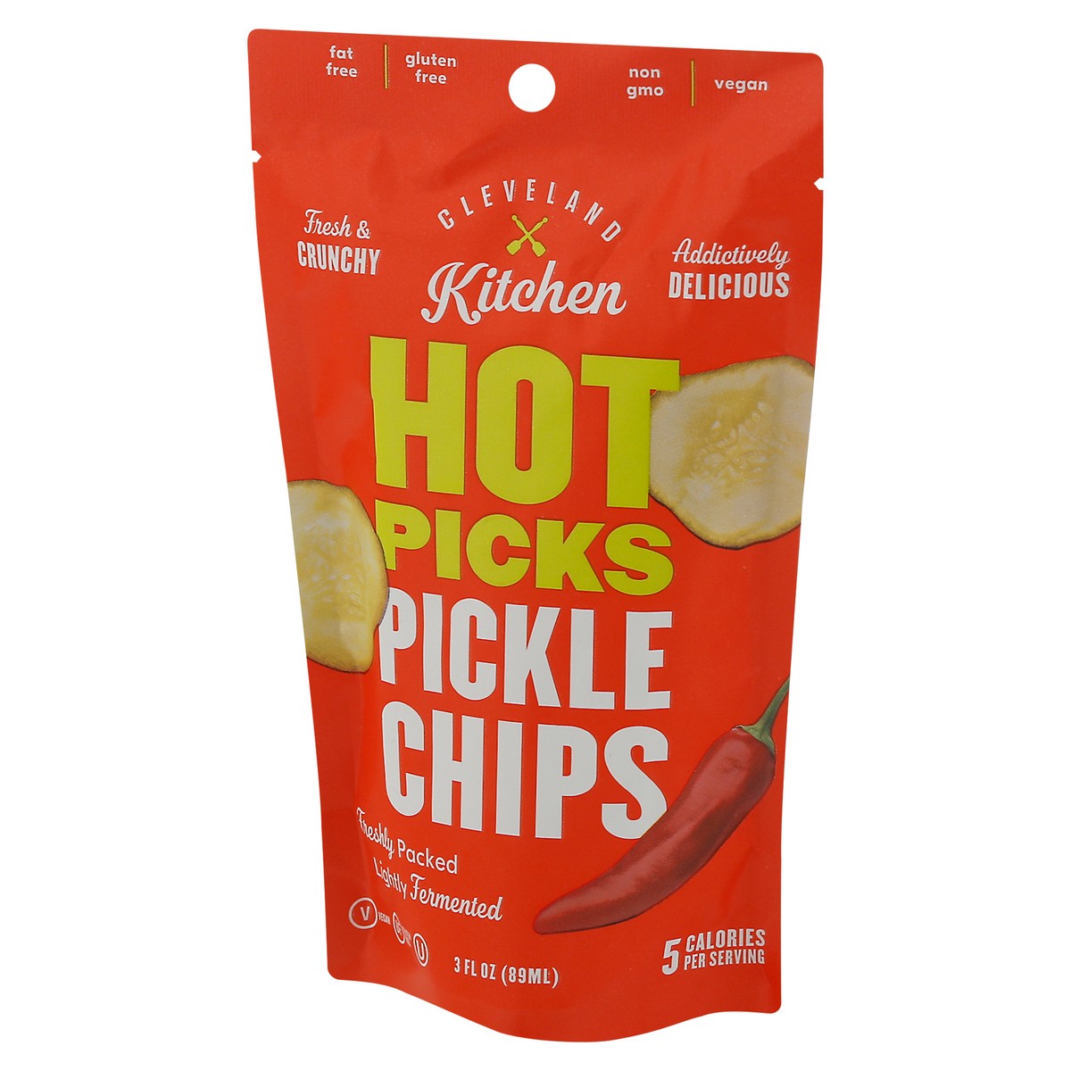 slide 7 of 9, Cleveland Kitchen Hot-N-Spicy Pickle Bites 3.5 oz, 3.50 fl oz