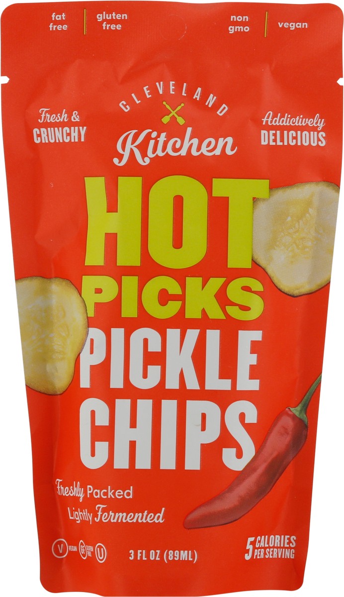 slide 6 of 9, Cleveland Kitchen Hot-N-Spicy Pickle Bites 3.5 oz, 3.50 fl oz