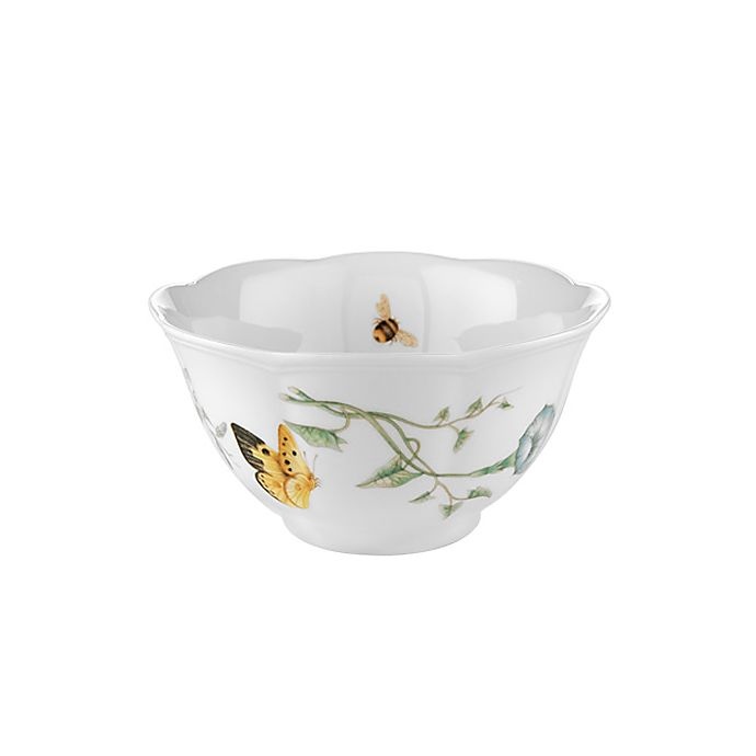 slide 1 of 1, Lenox Butterfly Meadow Rice Bowl, 5.5 in