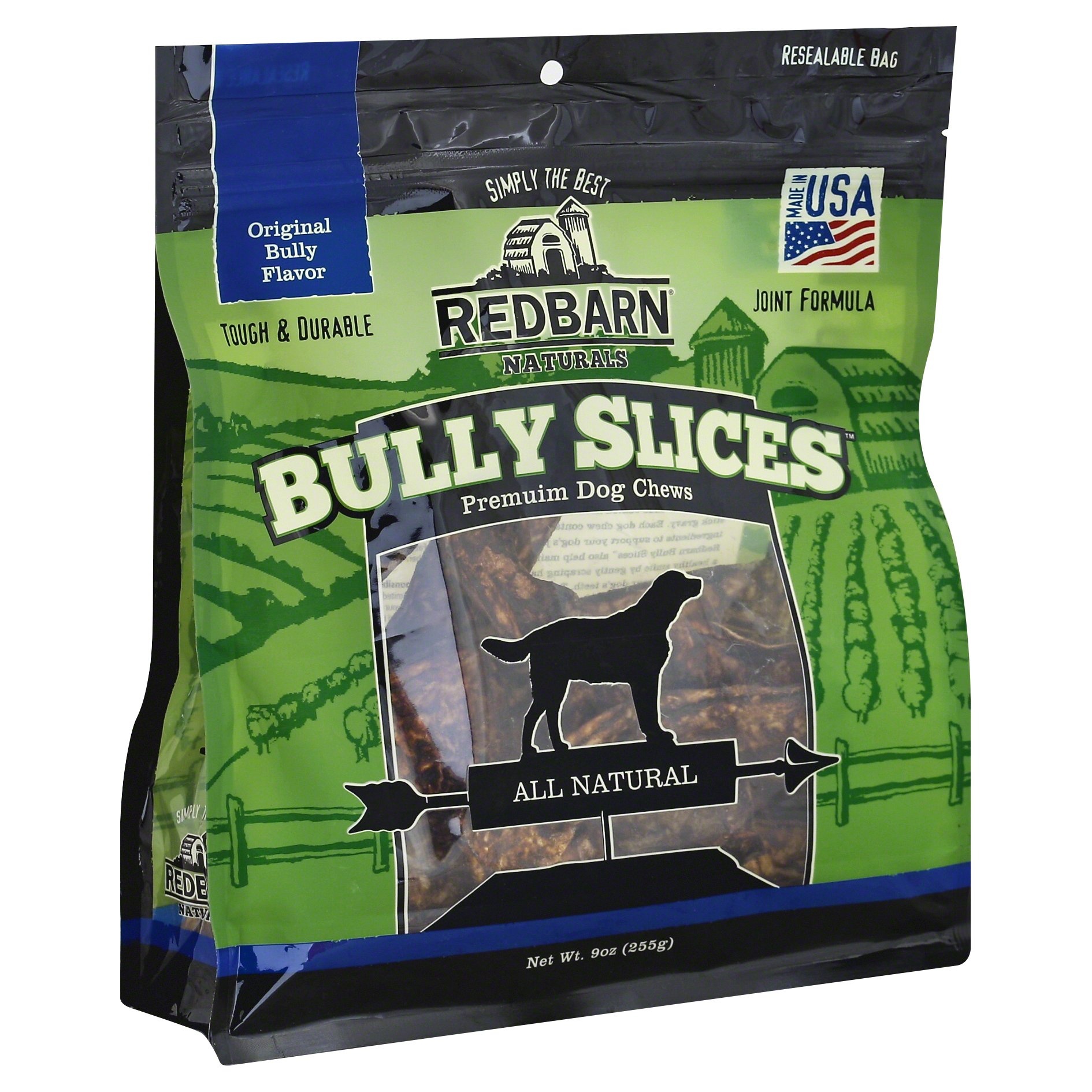 slide 1 of 4, Redbarn Bully Slices Dog Treats, 9 oz