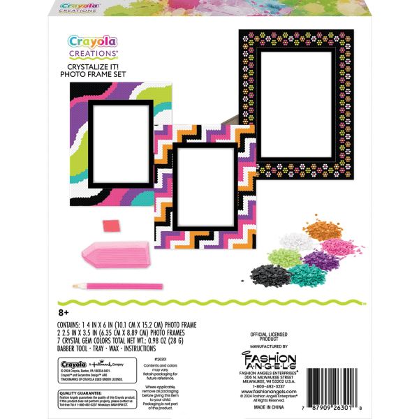 slide 2 of 2, Fashion Angels Crayola Creations Crystalize It! Photo Frame Set, 1 ct