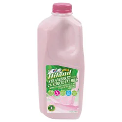 Hiland Dairy 2% Reduced Fat Strawberry Milk, Half Gallon, 64 Fl Oz