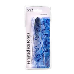 Bary3 Stainless Steel Serrated Tongs