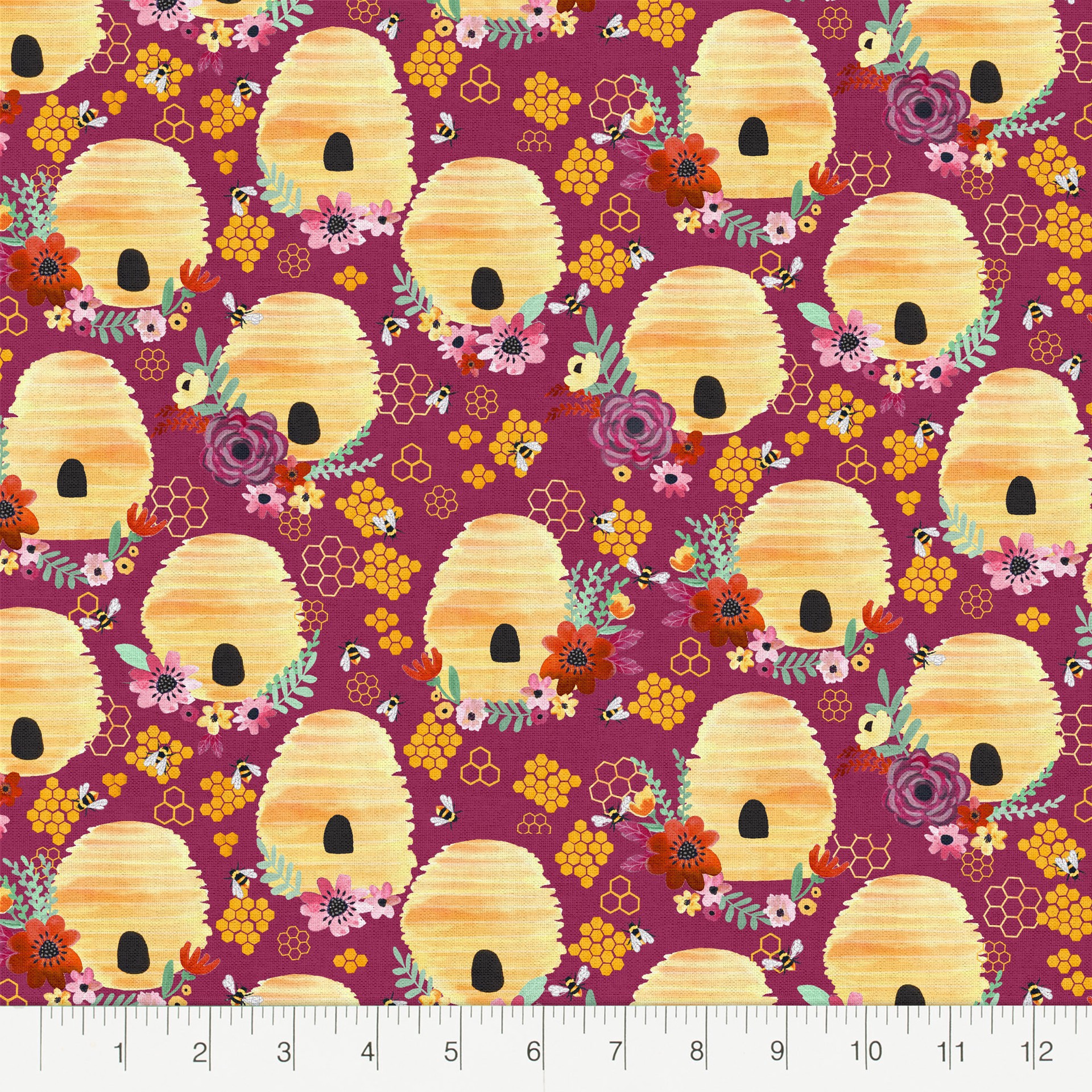 slide 11 of 11, Bee Themed Fabric Bundles By Loops & Threads, 18 in x 21 in