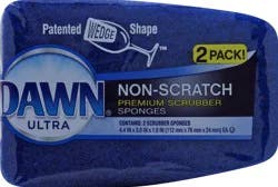 Dawn Non-Scratch Sponge - 2ct