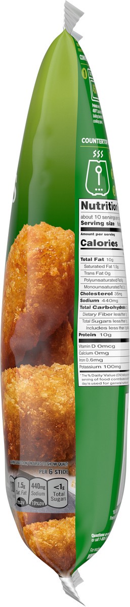 slide 8 of 12, Mrs. Paul's Crunchy Breaded Fish Sticks 33.6 ea, 33.60 ct