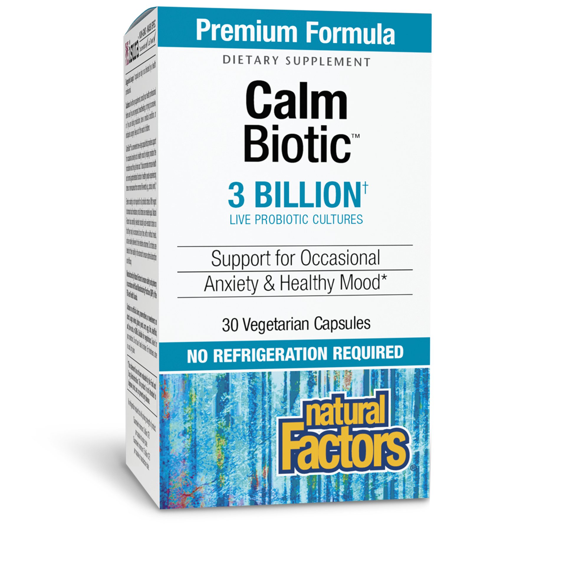 slide 1 of 2, Natural Factors CalmBiotic™, 49 g