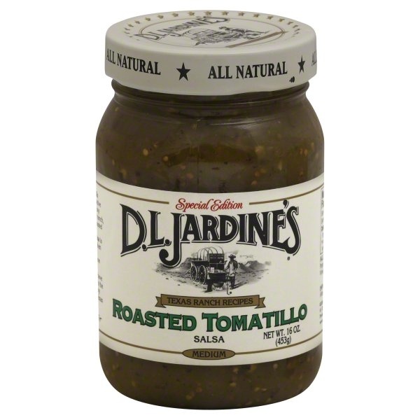 slide 1 of 1, D.L. Jardine's Roasted Tomatillo Salsa - Medium, 16 oz