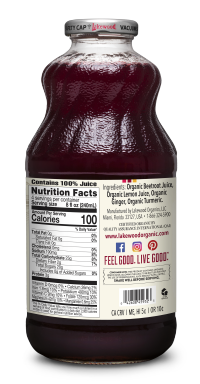 slide 7 of 10, Lakewood Organic Beet Ginger Turmeric Juice Blend, 32 fl oz