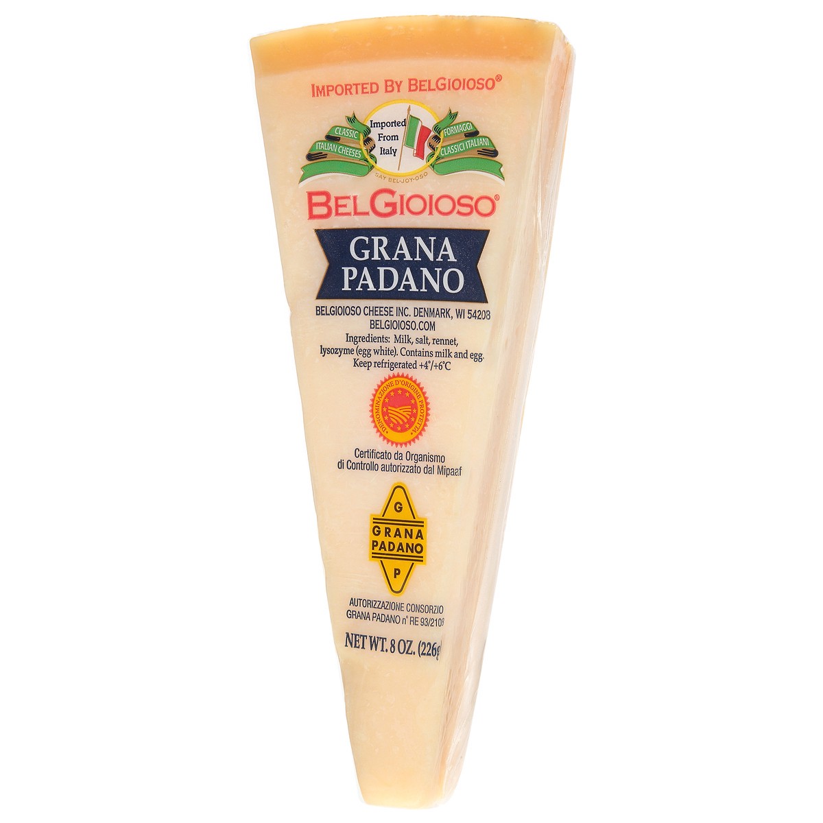slide 2 of 13, BelGioioso Grana Padano Cheese 8 oz, 8 oz