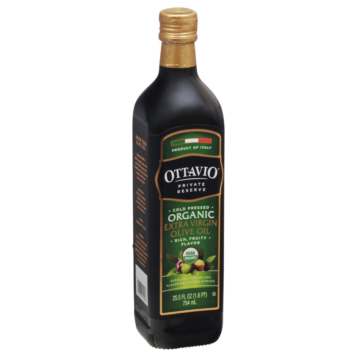 slide 6 of 14, Ottavio Organic Extra Virgin Rich Fruity Flavor Olive Oil 25.5 fl oz, 25.5 fl oz