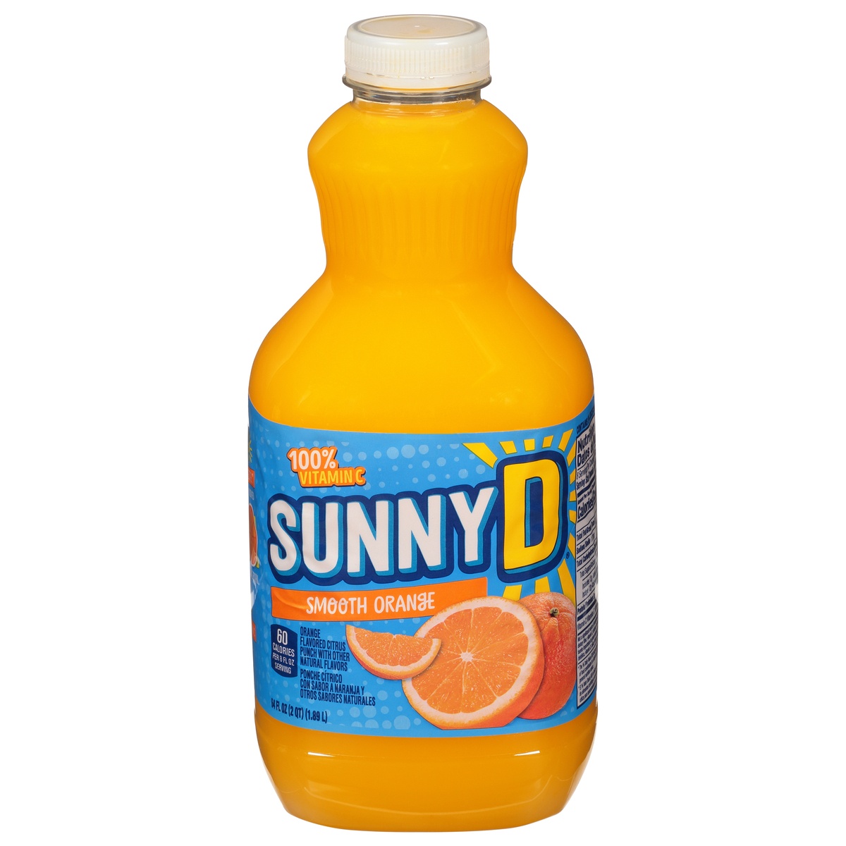 slide 1 of 1, Sunny D Smooth & Sweet Citrus Punch, 64 fl oz