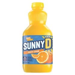 Sunny D Smooth Orange Juice Drink, 64 fl oz Bottle