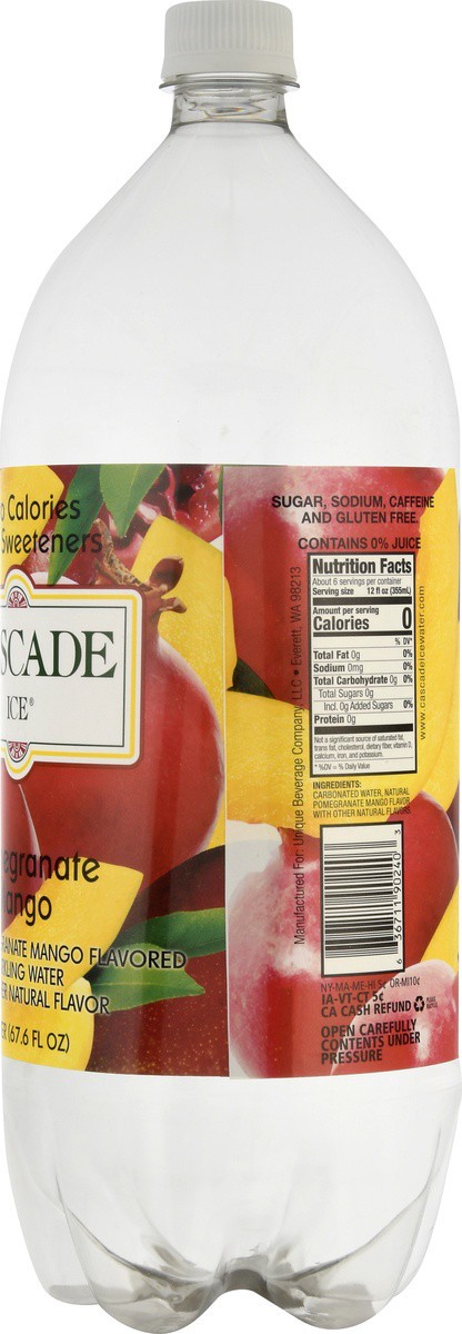 slide 3 of 7, Cascade Ice Sparkling Water Pomegranate Mango - 67.6 fl oz, 67.6 fl oz