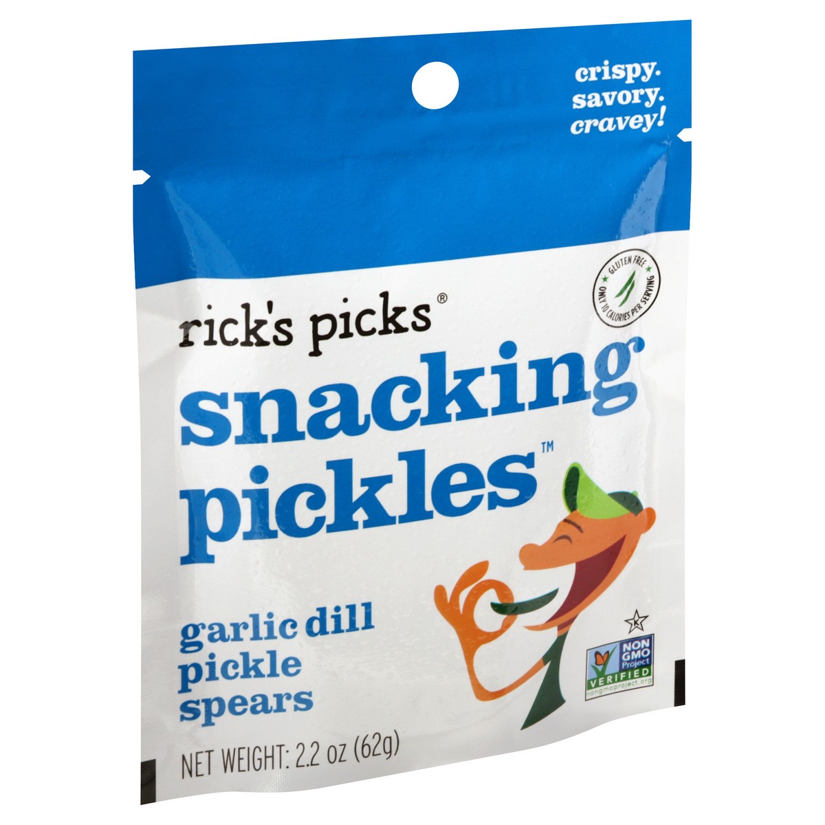 slide 3 of 9, Rick's Picks Garlic Dill Pickle Spears, 2.2 oz