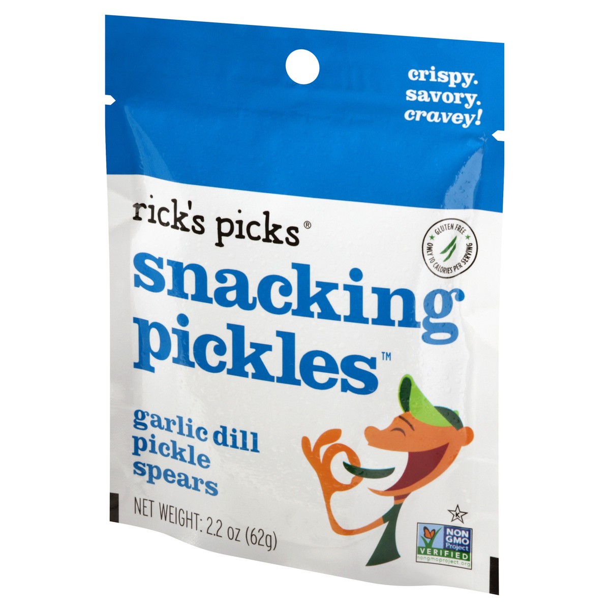 slide 4 of 9, Rick's Picks Garlic Dill Pickle Spears, 2.2 oz