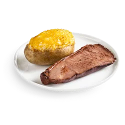 Sed Dinner For One Cooked Prime Rib W/ Twice Baked Potato