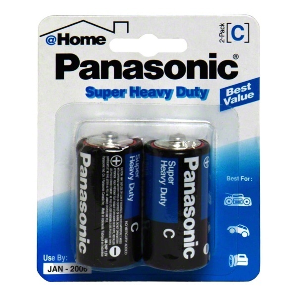 slide 1 of 1, Panasonic Batteries Si, 2 ct