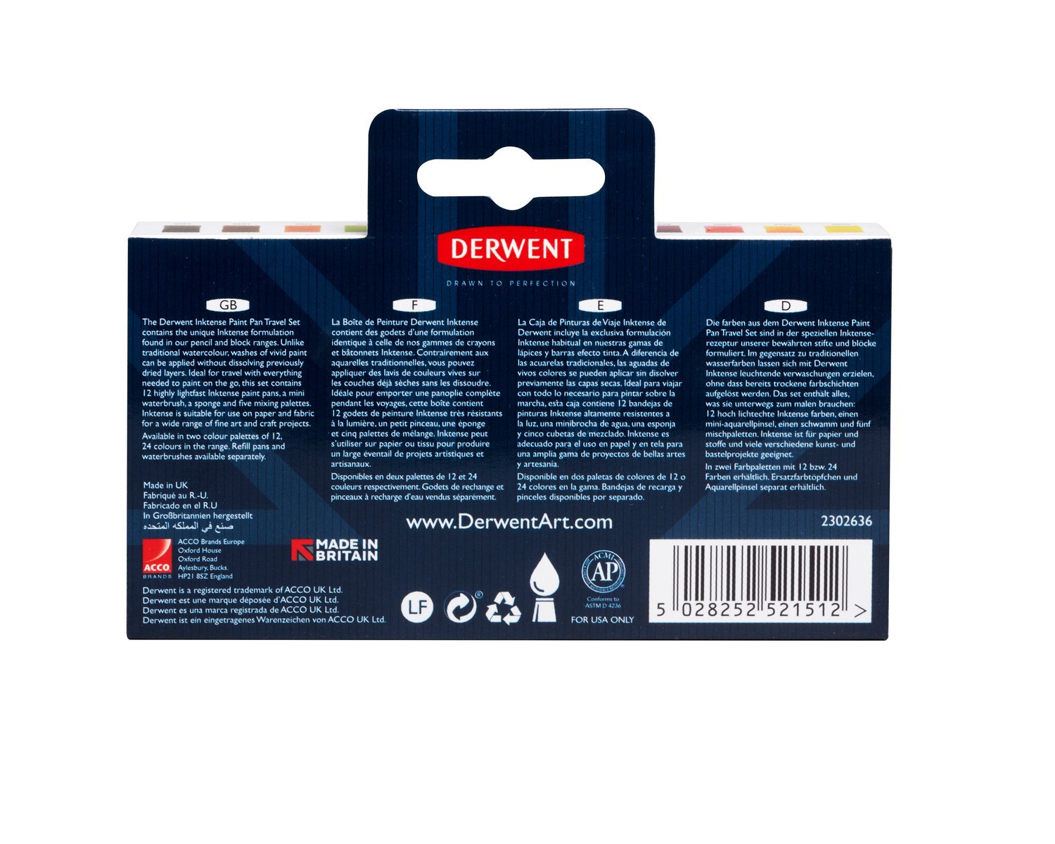 slide 8 of 15, Derwent Inktense Paint Pan Travel Set, 1 ct