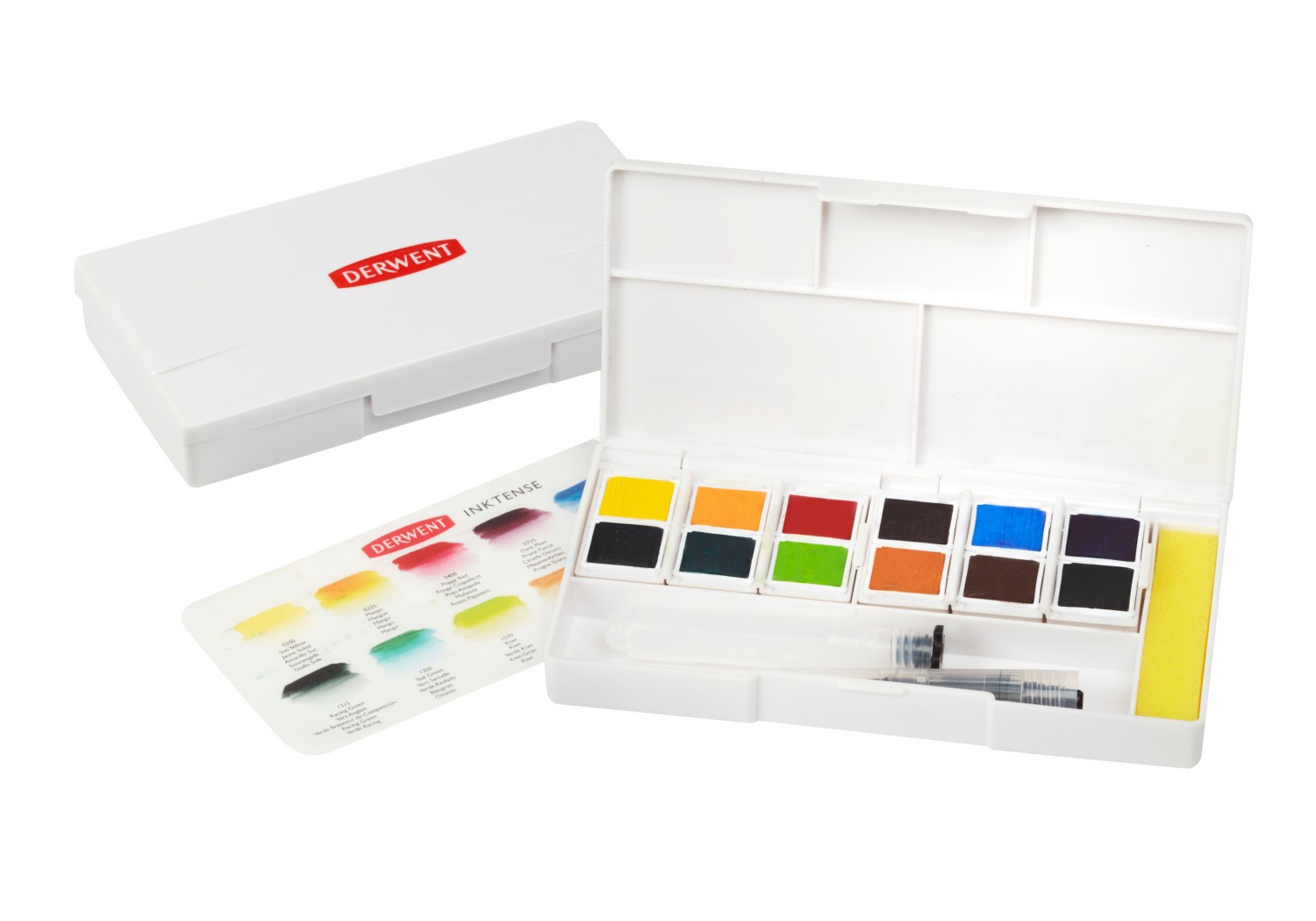 slide 11 of 15, Derwent Inktense Paint Pan Travel Set, 1 ct