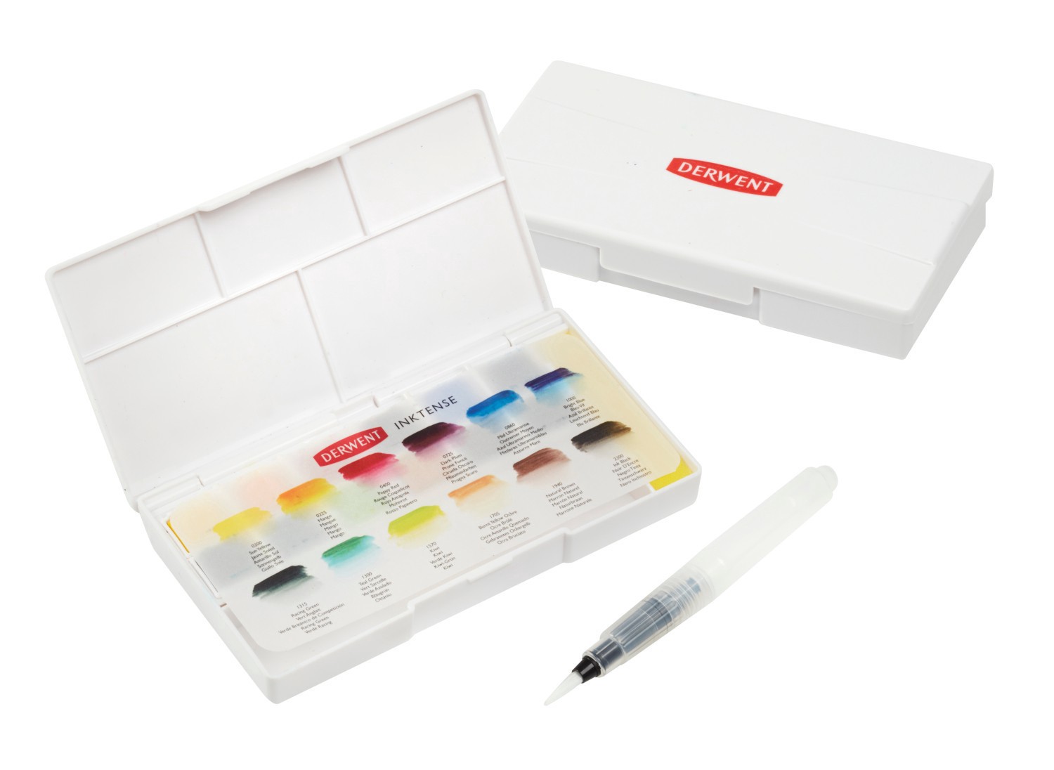 slide 14 of 15, Derwent Inktense Paint Pan Travel Set, 1 ct