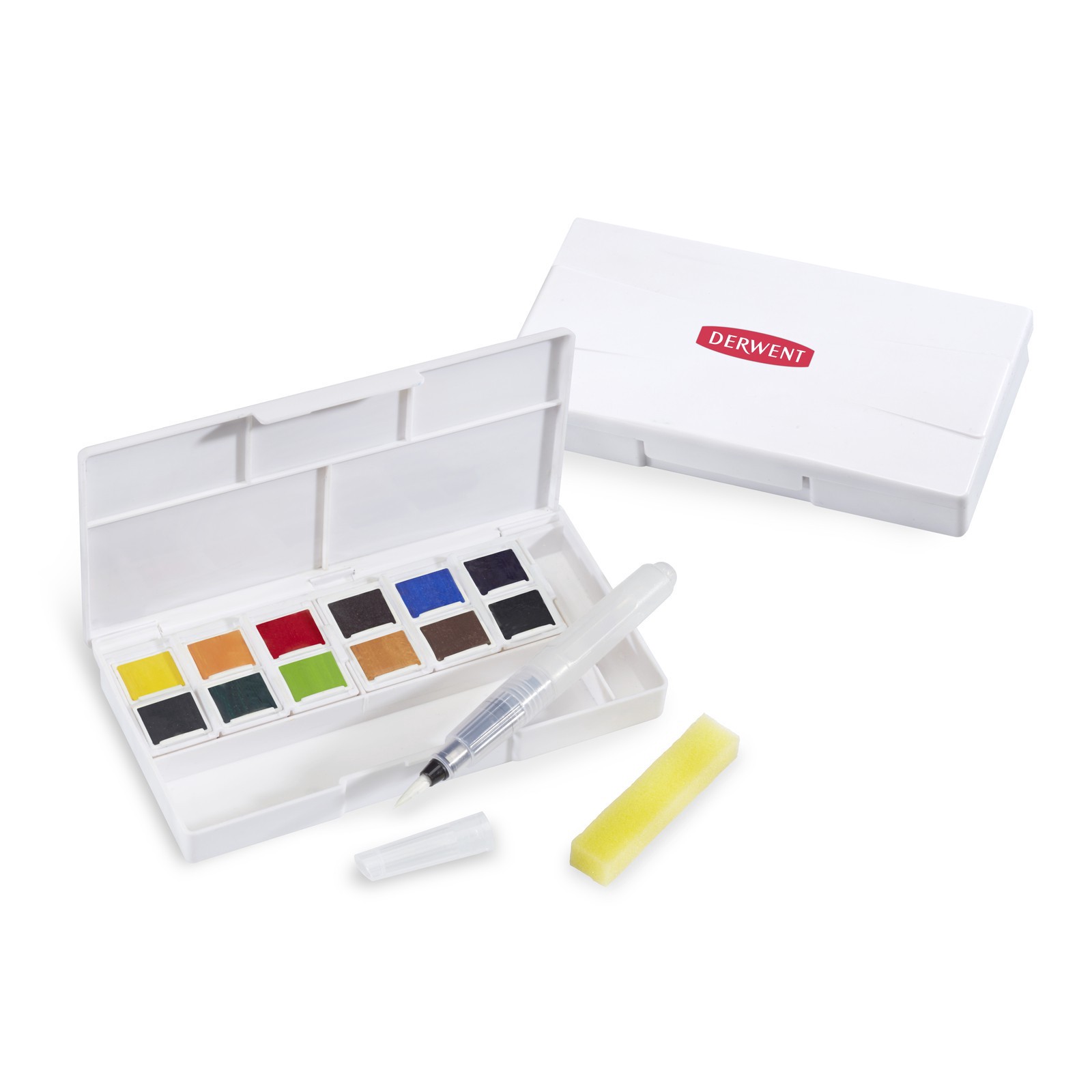 slide 15 of 15, Derwent Inktense Paint Pan Travel Set, 1 ct