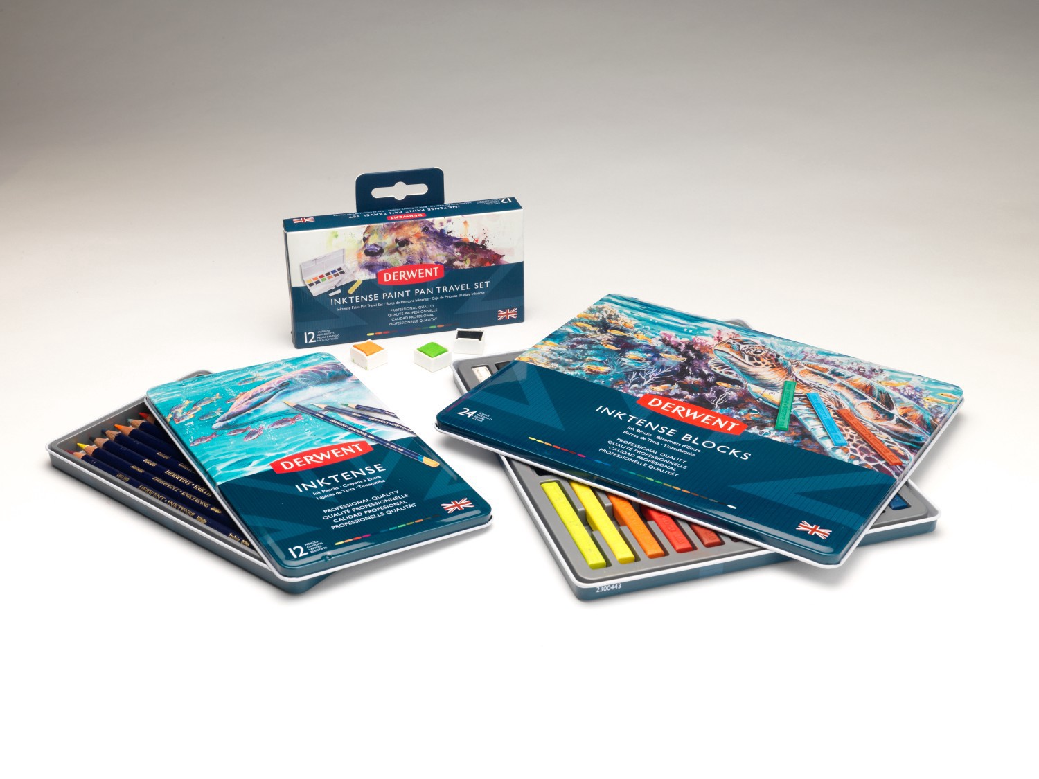 slide 5 of 15, Derwent Inktense Paint Pan Travel Set, 1 ct