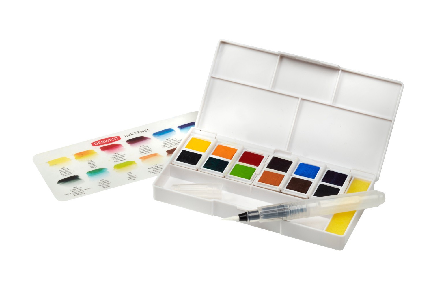 slide 10 of 15, Derwent Inktense Paint Pan Travel Set, 1 ct