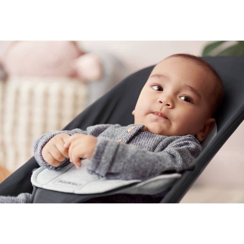 slide 3 of 3, BABYBJÖRN BABYBJRN Bouncer Balance Soft - Dark Grey/Light Grey, 1 ct