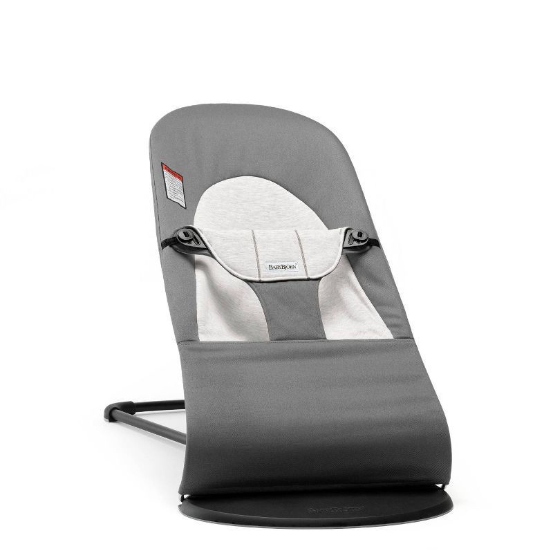 slide 1 of 3, BABYBJÖRN BABYBJRN Bouncer Balance Soft - Dark Grey/Light Grey, 1 ct