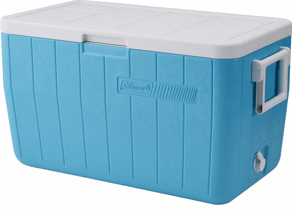 slide 1 of 1, Coleman Performance Cooler - Blue Atoll, 48 qt