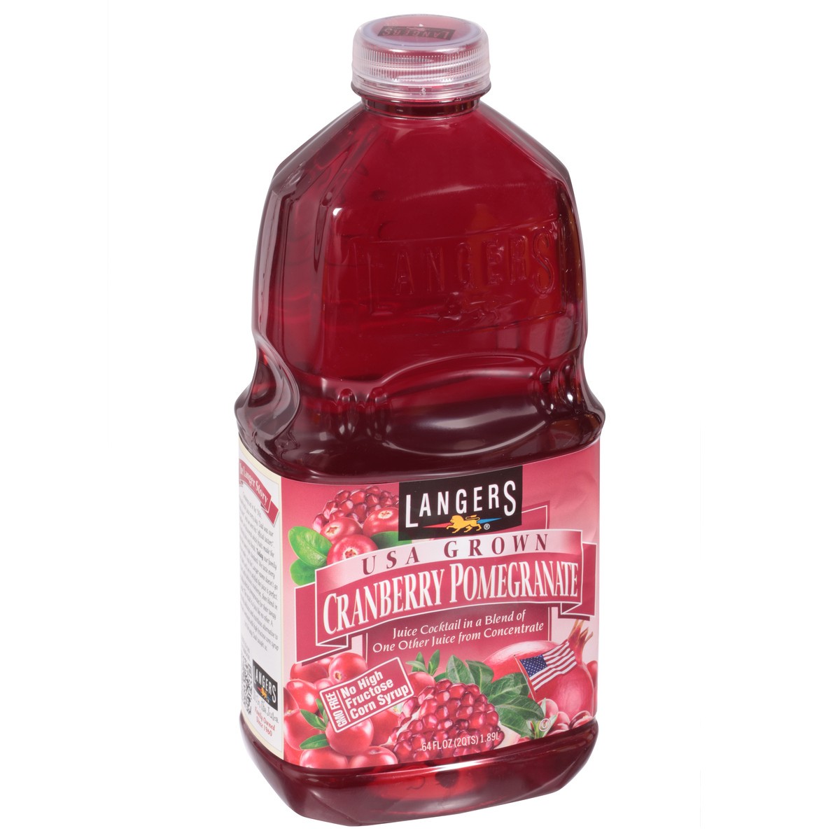 slide 6 of 9, Langers Cranberry Pomegranate Juice Cocktail 64 fl oz, 64 fl oz