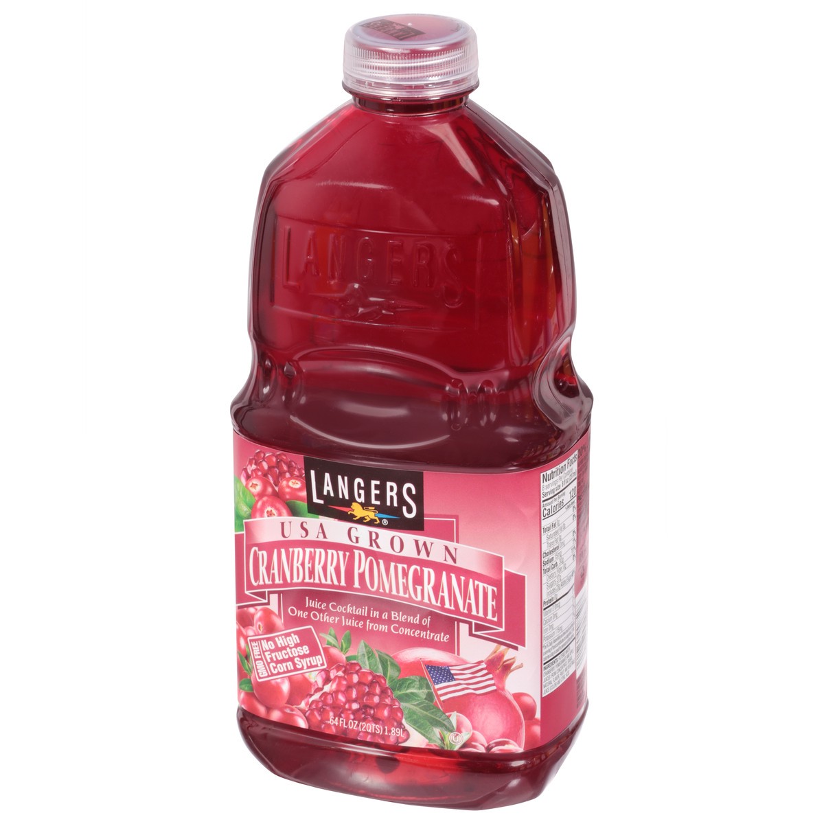 slide 9 of 9, Langers Cranberry Pomegranate Juice Cocktail 64 fl oz, 64 fl oz