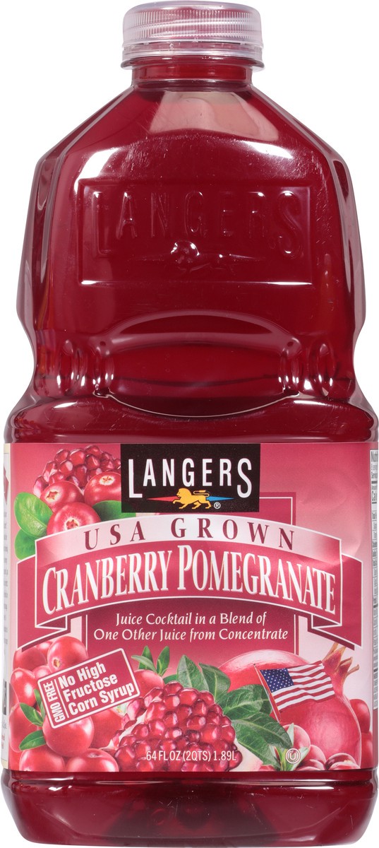 slide 4 of 9, Langers Cranberry Pomegranate Juice Cocktail 64 fl oz, 64 fl oz