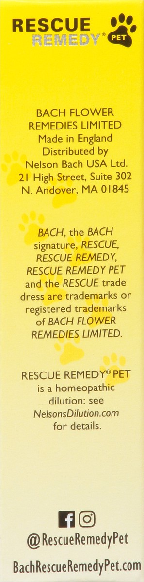 slide 7 of 9, Bach Natural Stress Relief Rescue Remedy Drops For Pets, 20 ml