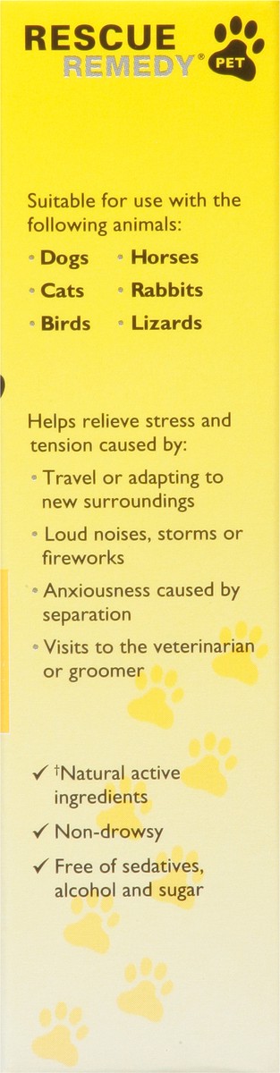 slide 8 of 9, Bach Natural Stress Relief Rescue Remedy Drops For Pets, 20 ml