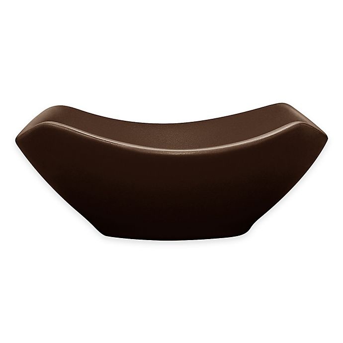 slide 1 of 2, Noritake Colorwave Large Square Bowl - Chocolate, 1 ct