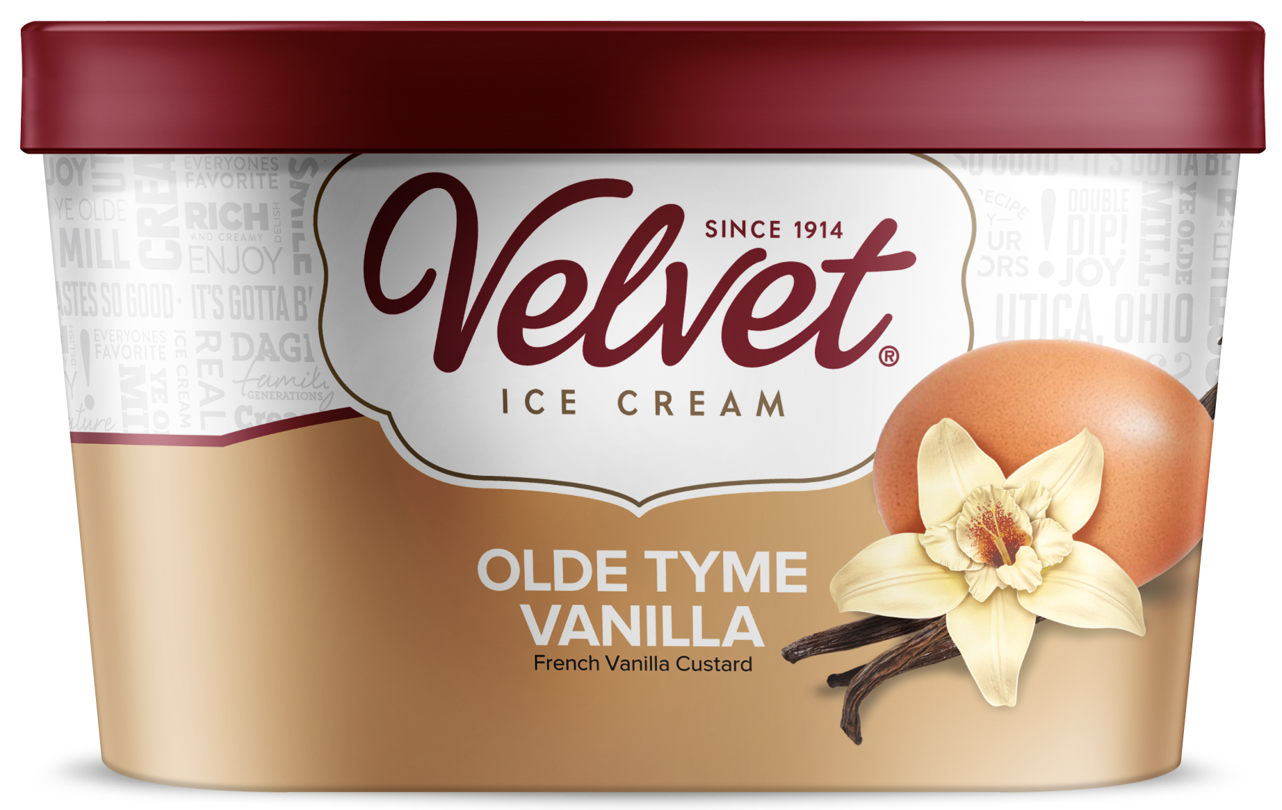 slide 1 of 1, Velvet Olde Tyme Vanilla, 48 oz