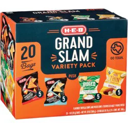 H-E-B Grand Slam Chip Variety Pack 1 oz Bags