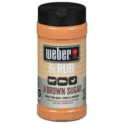 Weber Smoky Brown Sugar Dry Rub, Gluten-Free, 12 oz
