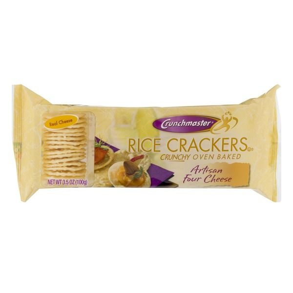 Crunchmaster Rice Crackers Artisan Four Cheese 3.5 oz | Shipt