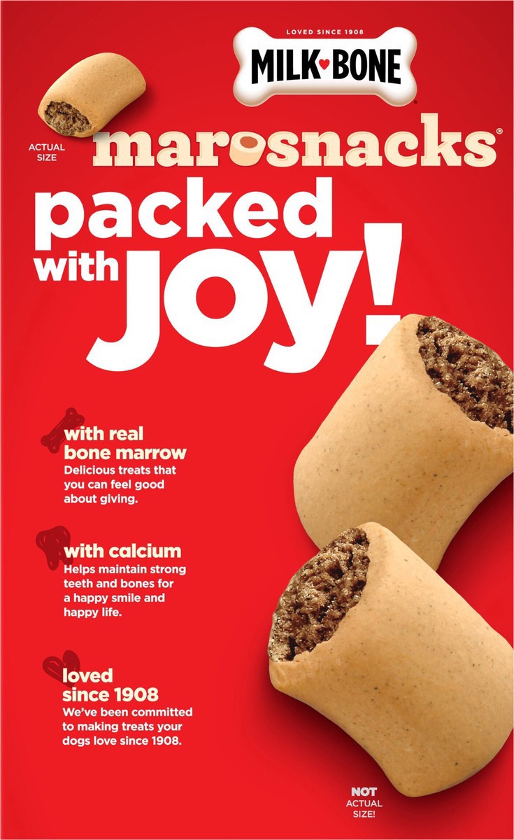 slide 13 of 13, Milk-Bone MaroSnacks Peanut Butter Flavor Dog Treats With Bone Marrow, 15 oz., 15 oz