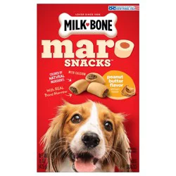 Milk-Bone MaroSnacks Peanut Butter Flavor Dog Treats With Bone Marrow, 15 oz.