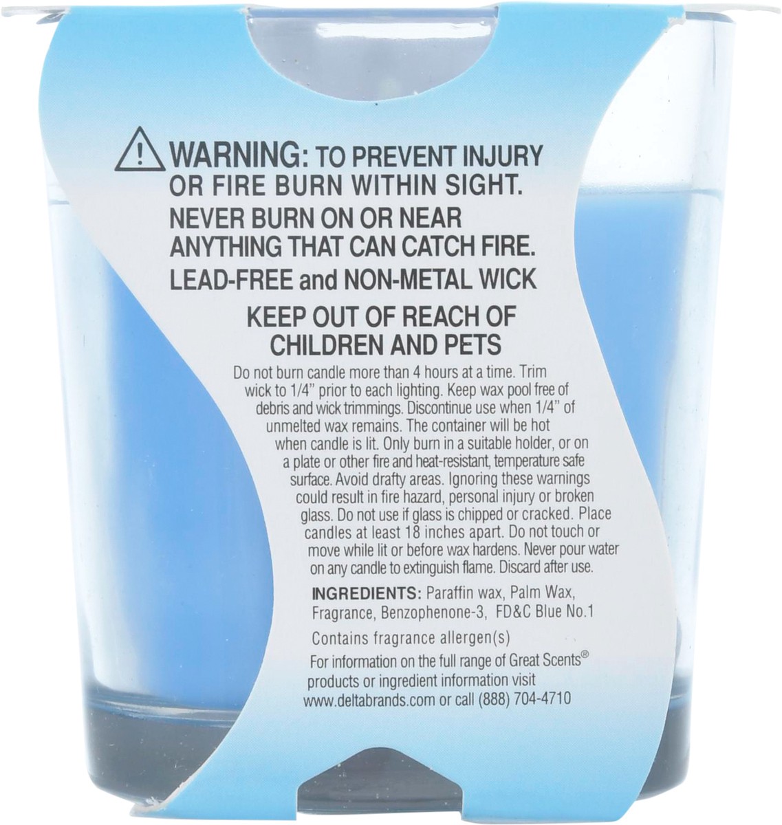 slide 9 of 13, Great Scents Fresh Linen Candle 3 oz, 3 ct