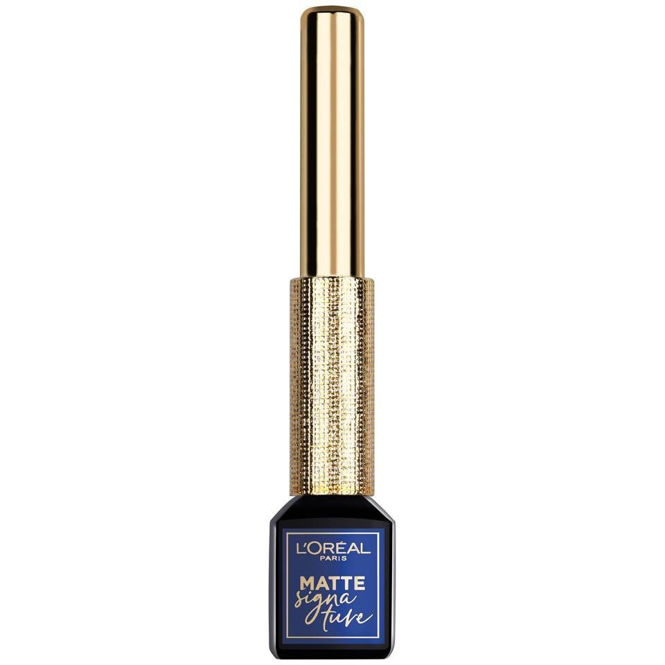 slide 1 of 5, L'Oréal Matte Signature Liquid Dip Eyeliner, Waterproof, Blue, 1 ct