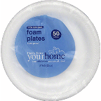 slide 1 of 1, Harris Teeter yourhome Foam Plates, 50 ct