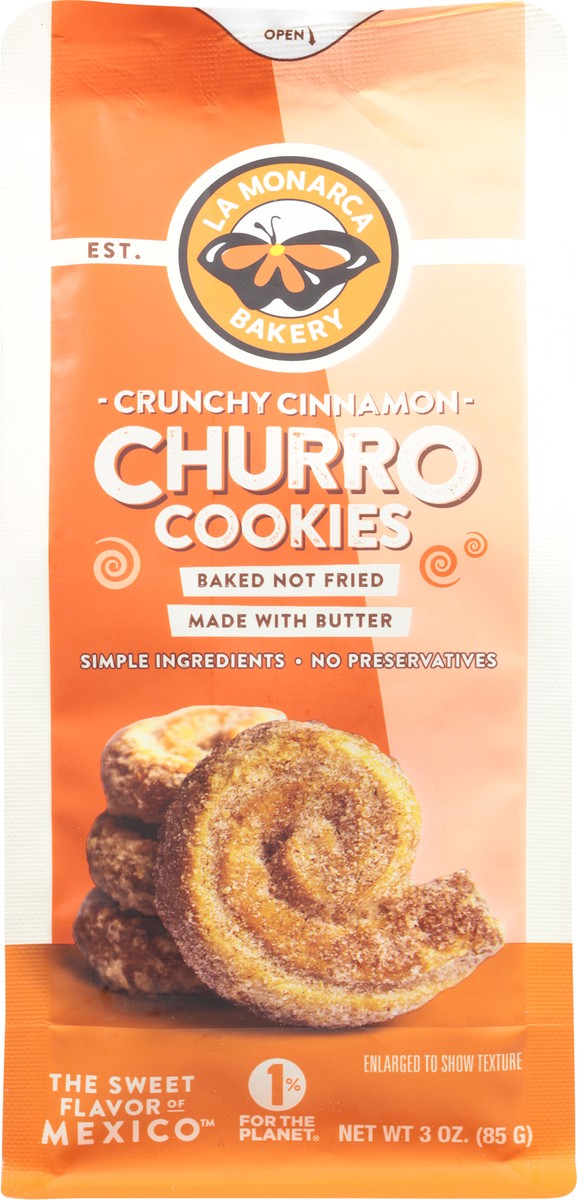 slide 12 of 15, La Monarca Bakery Crunchy Cinnamon Churro Cookies 3 oz, 3 oz