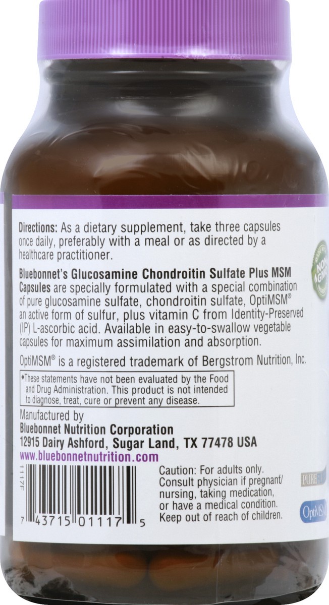 slide 4 of 10, Bluebonnet Nutrition Gluc/Chond/Msm, 60 ct