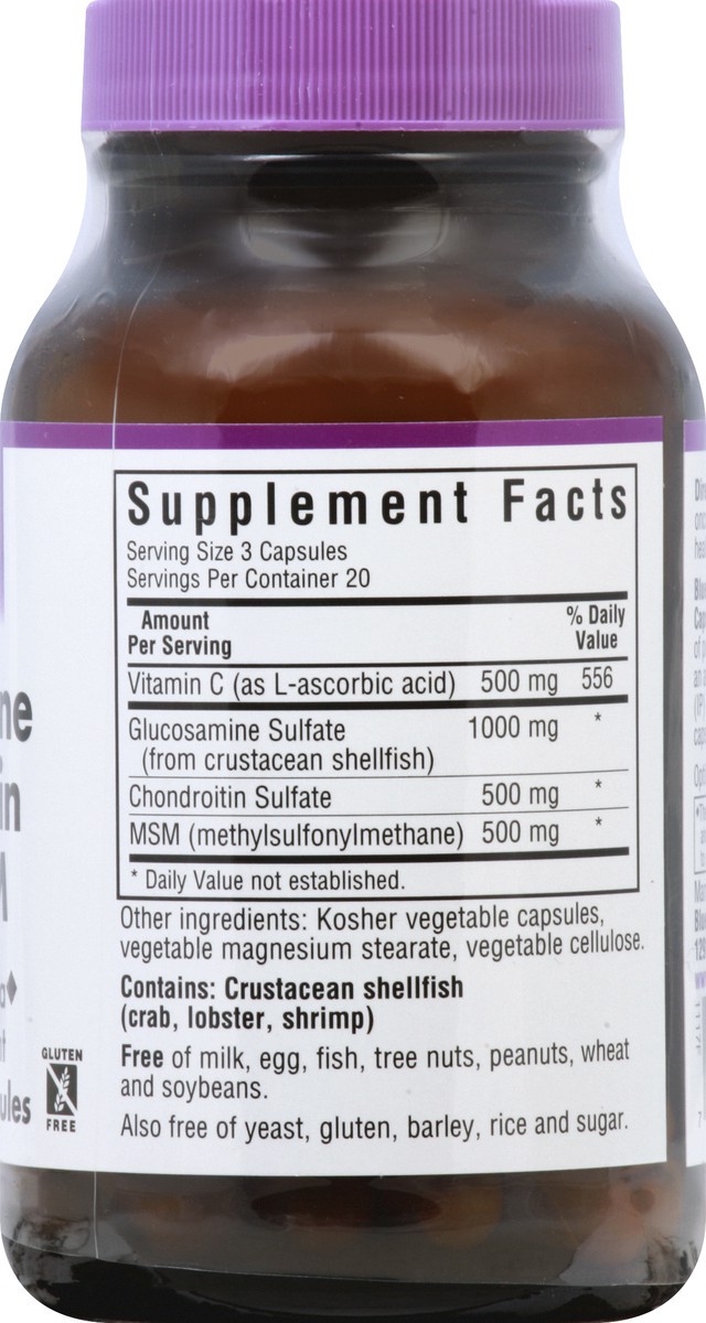 slide 6 of 10, Bluebonnet Nutrition Gluc/Chond/Msm, 60 ct