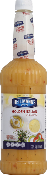 slide 1 of 1, Hellmann's Dressing Golden Italian, 32 oz